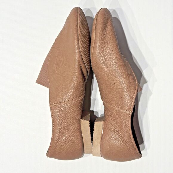 So Danca JZ77 Jazz Dance Shoes Beige Leather Little Girl (Toddler) Size 8M - Picture 10 of 12